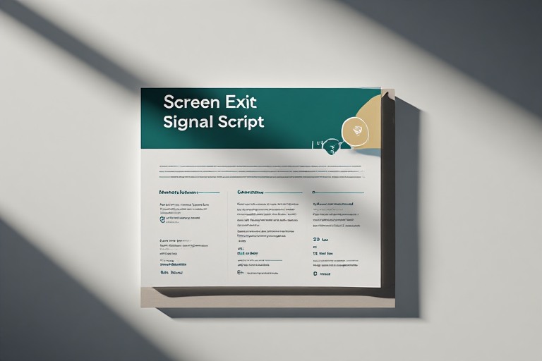 Screen Exit Signal Script